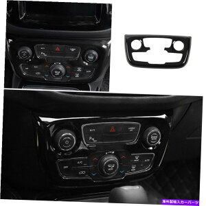 trim panel �R���\�[��AC�X�C�b�`�R���g���[���p�l���g�����u���b�NABS�t�B�b�g�W�[�v�R���p�X2017-2020 Console AC Switch Control Panel Trim Black ABS Fit For Jeep Compass 2017-2020�y���s�A���i�z