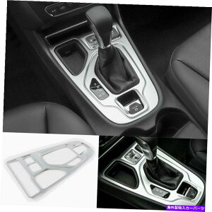trim panel 2019-2021�W�[�v�`�F���L�[�V���o�[�C���e���A�R���\�[���M�A�V�t�g�p�l���J�o�[�g���� For 2019-2021 Jeep Cherokee Silver Interior Console Gear Shift Panel Cover Trim�y���s�A���i�z