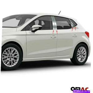 trim panel �N�����E�B���h�E�p�l��B�s���[�g����S.Steel�V�[�g�pIbiza 2017-2022�p10 PCS Chrome Window Panel B-Pillar Trim S.Steel 10 Pcs For Seat Ibiza 2017-2022�y���s�A���i�z