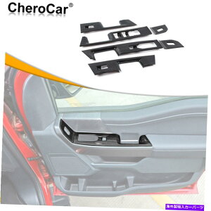 trim panel Ford F150 2021 22ubNEbhOC̑tgXCb`plt[gJo[ Window Lift Switch Panel Frame Trim Cover For Ford F150 2021 22 Black Wood Grain