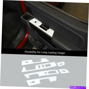 trim panel Ford F150 2021-22ホワイトアクセサリーのカーウィンドウリフトパネルスイッチカバートリム Car Window Lift Panel Switch Cover Trim For Ford F150 2021-22 White Accessories