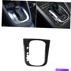 trim panel �J�[�R���\�[���M�A�V�t�g�p�l���g�����J�o�[�S���t�p�J�[�{���t�@�C�o�[6mk6 GTI 2008-12 Car Console Gear Shift Panel Trim Cover Carbon Fiber For Golf 6 MK6 GTI 2008-12�y���s�A���i�z