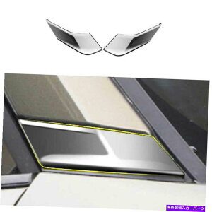 trim panel g^J[NX2022-23Nt@Co[plEBhEgJo[ For Toyota Corolla Cross 2022-23 Chrome Fiber A Pillar Panel Window Trim Covers