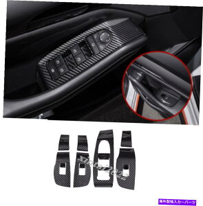 trim panel J[{t@Co[hAEBhEXCb`plJo[}c_3 2019 2020̃g Carbon Fiber Inner Door Window Switch Panel Cover Trim For Mazda 3 2019 2020