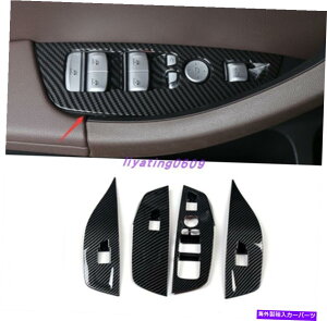 trim panel BMW X3 G01 X4 G02�̃J�[�{���t�@�C�o�[�X�^�C���̃E�B���h�E�X�C�b�`�p�l���J�o�[�g����18-2021 Carbon Fiber Style Window Switch Panel Cover Trim For BMW X3 G01 X4 G02 18-2021�y���s�A���i�z