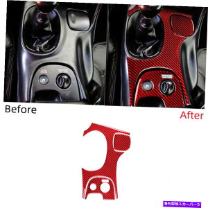 trim panel 3�{�̐Ԃ��J�[�{���t�@�C�o�[�M�A�V�t�g�p�l���^�C�vC�V�{���[�R���x�b�gC5�p�J�o�[�g���� 3x Red Carbon Fiber Gear Shift Panel Type C Cover Trim For Chevrolet Corvette C5�y���s�A���i�z