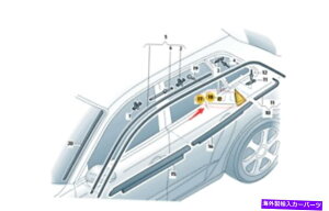 trim panel AEfBA3S5 13-18 8V4853273A 5FQɍɍɂ{̃AhAEBhEgpl Genuine Rear Door Window Trim Panel Left For Audi A3S5 13-18 8V4853273A 5FQ