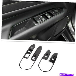 trim panel 4p�J�[�{���t�@�C�o�[�����E�B���h�E���t�g�X�C�b�`�p�l���J�o�[�W�[�v�R���p�X2022�̃g���� 4P Carbon Fiber Inner Window Lift Switch Panel Cover Trim For Jeep Compass 2022