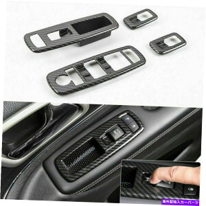 trim panel J[{t@Co[ubNEBhEXCb`plW[vOh`FL[14-18p̃gx[ Carbon Fiber Black Window Switch Panel Trim Bezel For Jeep Grand Cherokee 14-18