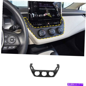 trim panel g^J[19-2022J[{t@Co[GARXCb`plJo[gp For Toyota Corolla 19-2022 Carbon Fiber Air Conditioning Switch Panel Cover Trim
