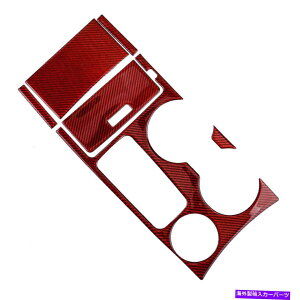 trim panel ԂJ[{t@Co[MAVtgmupl̑Jo[Jo[tH[hGNXv[[ɍgtBbg Red Carbon Fiber Gear Shift Knob Panel Decor Cover Trim Fit For Ford Explorer