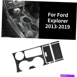 trim panel 6PCS�J�[�{���t�@�C�o�[�M�A�V�t�g�{�b�N�X�p�l���J�o�[�t�H�[�h�G�N�X�v���[���[2013-2019�̃g���� 6Pcs Carbon Fiber Gear Shift Box Panel Cover Trim For Ford Explorer 2013-2019�y���s�A���i�z