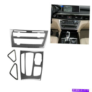 trim panel �J�[�{���t�@�C�o�[�Z���g�����R���\�[���p�l���J�o�[BMW X5 X6 F15 F16 2014-2018�̃g���� Carbon Fiber Central Console Panel Cover Trim For BMW X5 X6 F15 F16 2014-2018�y���s�A���i�z