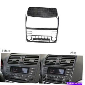 trim panel 3PCS�J�[�{���t�@�C�o�[�R���\�[��AC�X�C�b�`�p�l���t���[���J�o�[ACURA TSX 03-08�̃g���� 3Pcs Carbon Fiber Console AC Switch Panel Frame Cover Trim For Acura TSX 03-08�y���s�A���i�z