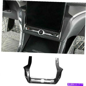 trim panel �t�H�[�h�G�N�X�v���[���[2020-2021�J�[�{���t�@�C�o�[�Z���g�����R���\�[��AC�X�C�b�`�p�l���J�o�[ For Ford Explorer 2020-2021 Carbon Fiber Central Console AC Switch Panel Cover�y���s�A���i�z