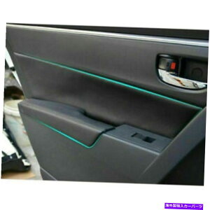 trim panel ṽhAplA[Xgpbh\ʃJo[VFg^J[14-17 Leather Door Panel Armrest Pad Surface Cover Shell Trim For Toyota Corolla 14-17