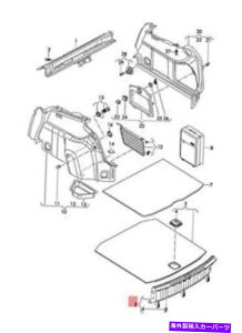 trim panel ���A�N���X�p�l���\�E���u���b�N8v58634714pk�̂��߂̖{���̃A�E�f�BA3�g���� Genuine AUDI A3 Trim For Rear Cross Panel Soul Black 8V58634714PK�y���s�A���i�z