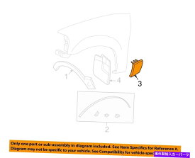 trim panel Ford OEM Expedition Front Fender-lower成形トリムパネル左2L1Z16A039AAA FORD OEM Expedition Front Fender-Lower Molding Trim Panel Left 2L1Z16A039AAA