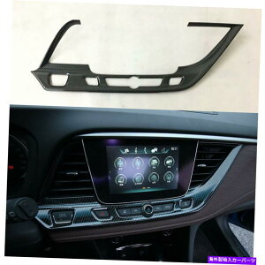 trim panel �r���C�b�NGL6�̃J�[�{���t�@�C�o�[�i�r�Q�[�V�����p�l���t���[���J�o�[�g����2018-2019 Carbon Fiber Navigation Panel Frame Cover Trim For Buick GL6 2018-2019�y���s�A���i�z