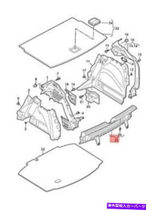 trim panel ANXpl\EubN82A8634714PKp̖{̃AEfBA1GBAGBHg Genuine AUDI A1 GBA GBH Trim For Rear Cross Panel Soul Black 82A8634714PK