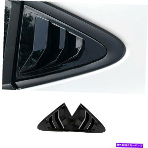 trim panel �g���^�J���[��2019-�A�b�v����̂��鍕���T�C�h�x���g�E�B���h�E�X�N�[�v���[�o�[�J�o�[�g���� For Toyota Corolla 2019-UP Glossy Black Side Vent Window Scoop Louver Cover Trim�y���s�A���i�z