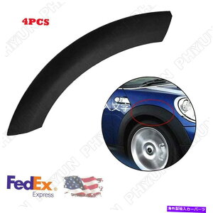 trim panel 2002N2008Ñ~jN[p[̂߂4 PCSubNo[zC[Abp[tF_[A[`Jo[g 4 Pcs Black Rubber Wheel Upper Fender Arch Cover Trim for 2002-2008 Mini Cooper