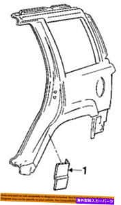 trim panel Jeep Chrysler OEM 96-98�O�����h�`�F���L�[�G�N�X�e���A���[���f�B���O�g������5DP99SS5 Jeep CHRYSLER OEM 96-98 Grand Cherokee Exterior-Molding Trim Left 5DP99SS5�y���s�A���i�z