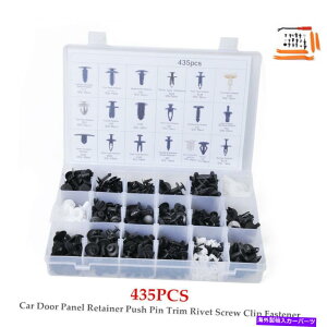 trim panel 435pcs/ZbgJ[hAple[i[vbVsgxbglWNbvt@Xi[c[ 435PCS/SET Car Door Panel Retainer Push Pin Trim Rivet Screw Clip Fastener Tool