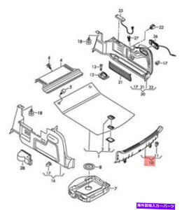 trim panel ���A�N���X�p�l���\�E���u���b�N8T0863471A4PK�̂��߂̖{���̃A�E�f�B�g���� Genuine AUDI Trim For Rear Cross Panel Soul Black 8T0863471A4PK�y���s�A���i�z