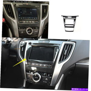 trim panel �J�[�{���t�@�C�o�[���b�N�R���\�[��GPS�i�r�Q�[�V�����X�C�b�`�p�l��Acura TLX 2018-20�p�̃g���� Carbon Fiber Look Console GPS Navigation Switch Panel Trim For Acura TLX 2018-20�y���s�A���i�z