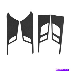 trim panel AEfBA4L 2017-2021ubNO[hApl̑Jo[gXebJ[p For Audi A4L 2017-2021 Black Grey Door Panel Decorative Cover Trim Sticker