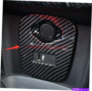trim panel BMW~jN[p[F55 F56 14-2021p̃J[{t@Co[X^CZgRg[USBpl Carbon Fiber Style Central control USB panel For BMW Mini Cooper F55 F56 14-2021