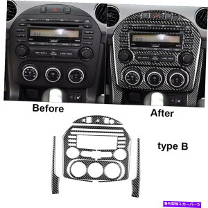 trim panel 6PCS�J�[�{���t�@�C�o�[�Z���g�����R���\�[���p�l���J�o�[�}�c�_MX-5 Miata 2009-15�̃g���� 6Pcs Carbon Fiber Central Console Panel Cover Trim For Mazda MX-5 Miata 2009-15�y���s�A���i�z