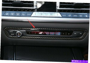 trim panel BMW X6 2020 2021�p�̃J�[�{���t�@�C�o�[�X�^�C���C���e���A�Z���^�[CD�p�l���g���� Carbon Fiber Style Interior Center Console CD Panel Trim For BMW X6 2020 2021�y���s�A���i�z