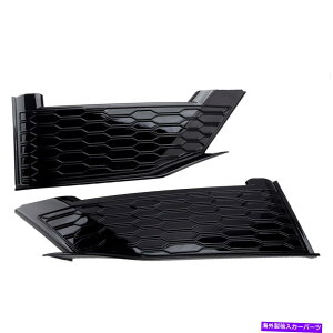 trim panel ホンダシビックセダン2016-2020にフィットする2xフォグライトランプカバートリムパネル 2x Fog Light Lamp Cover Trim Panel Fit for Honda Civic Sedan 10th 2016-2020