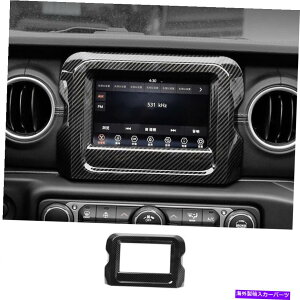trim panel �W�[�v�����O���[JL 18-2020�Z���g�����R���\�[���i�r�Q�[�V�����p�l���g�����J�[�{���t�@�C�o�[ For Jeep Wrangler JL 18-2020 Central Console Navigation Panel Trim Carbon Fiber�y���s�A���i�z