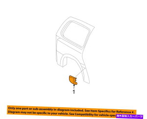 trim panel �V�{���[GM OEM 2000�x���`���[�T�C�h�p�l���{�f�B�T�C�h���[���f�B���O�E10443035 Chevrolet GM OEM 2000 Venture SIDE PANEL-Body Side Molding Right 10443035�y���s�A���i�z