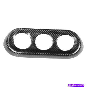 trim panel OHT[EVO 10ɓKJ[{t@Co[GARXCb`plJo[ Carbon Fiber Air Conditioner Switch Panel Cover Fit For Mitsubishi Lancer EVO 10