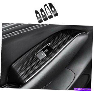 trim panel �}�c�_6�A�e���U2018-2021�u���b�N�`�^���E�B���h�E���t�g�p�l���X�C�b�`�J�o�[�g���� For Mazda 6 Atenza 2018-2021 Black titanium Window Lift Panel Switch Cover Trim�y���s�A���i�z