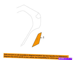trim panel Mazda OEM 11-14 2�G�N�X�e���A�X�g�[���f�t���N�^�[�K�[�h��DF71504R2A MAZDA OEM 11-14 2 Exterior-Stone Deflector Guard Left DF71504R2A�y���s�A���i�z