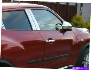 trim panel QAA PP11565ステンレス鋼の柱ポストトリム2011-2017ジュークセット4 PCセット QAA PP11565 Stainless Steel Pillar Post Trim 4 Pc Set For 2011-2017 Juke