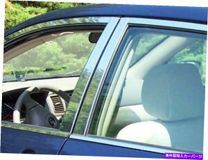 trim panel QAA PP24112XeXX`[s[|Xgg2003-2008J[pZbg QAA PP24112 Stainless Steel Pillar Post Trim 4 Pc Set For 2003-2008 Corolla