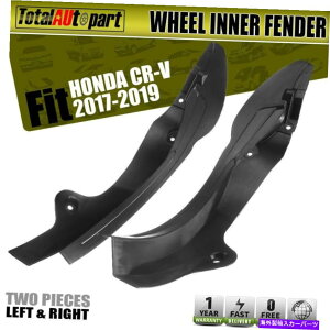 trim panel 2xzC[EFCi[́Az_CR-V 2017-2019̂߂ɓ̃tF_[}bhtbvA܂ 2x Wheel Well Liners Guards Inner Fender Mud Flaps Rear for Honda CR-V 2017-2019