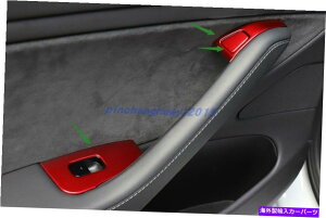 trim panel �e�X�����f��3 2017-2021�p�̐�ABS�v���X�`�b�N�����E�B���h�E�X�C�b�`�p�l���J�o�[�g���� Red ABS Plastic Inner Window Switch Panel Cover Trim For Tesla Model 3 2017-2021