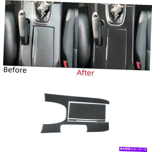 trim panel �z���_�A�R�[�h2008-2012��3�{�J�[�{���t�@�C�o�[�`���R���\�[���p�l���J�o�[�g���� 3x Carbon Fiber Transmission Console Panel Cover Trim For Honda Accord 2008-2012
