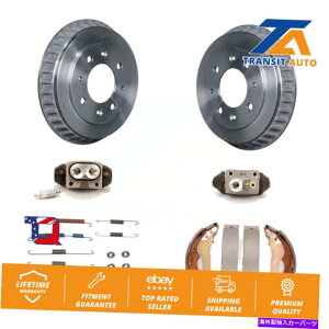 Brake Drum 2007N2009NKIAXyNg̃Au[LhV[YXvOƃV_[Lbgi6PCj Rear Brake Drum Shoes Spring And Cylinders Kit (6Pc) For 2007-2009 Kia Spectra