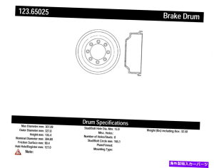 Brake Drum ���S��123.65025�Z���N�g84-99�t�H�[�h���f���p�u���[�L�h���� Centric Parts 123.65025 Brake Drum For Select 84-99 Ford Models�y���s�A���i�z