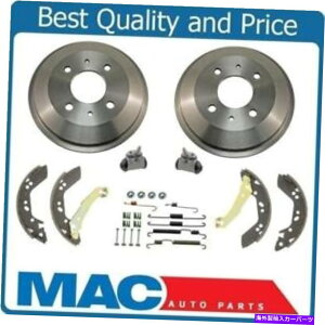 Brake Drum ���A�u���[�L�h�����V���[�Y�z�C�[���V�����_�[�X�v�����O�p�q�����_�C�A�N�Z���g00-02 6pc Rear Brake Drums Shoes Wheel Cylinders Springs for Hyundai Accent 00-02 6pc�y���s�A���i�z