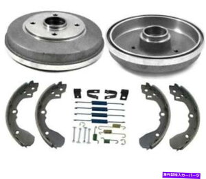 Brake Drum ���A�u���[�L�h�����ƃV���[�Y�́A����4pc�Ȃ���Kia Rio 01-02�̕��؂����؂ɗN���܂��� Rear Brake Drums and Shoes Springs No ABS for Kia Rio 01-02 Without ABS 4pc�y���s�A���i�z