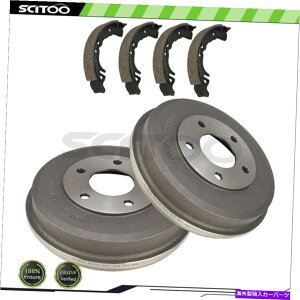 Brake Drum ���A�h�����u���[�L�V���[�Y�L�b�g�t�B�b�g2007�t�H�[�h�G�X�P�[�v�}�c�_�g���r���[�g�}�[�L�����[�}���i�[ Rear Drums Brake Shoes Kit Fits 2007 Ford Escape Mazda Tribute Mercury Mariner�y���s�A���i